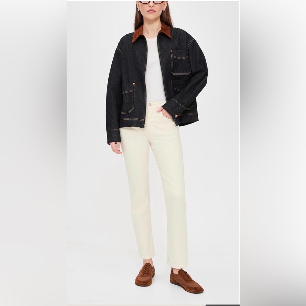 Women's Levi’s 501 Original Straight Jeans in Off White